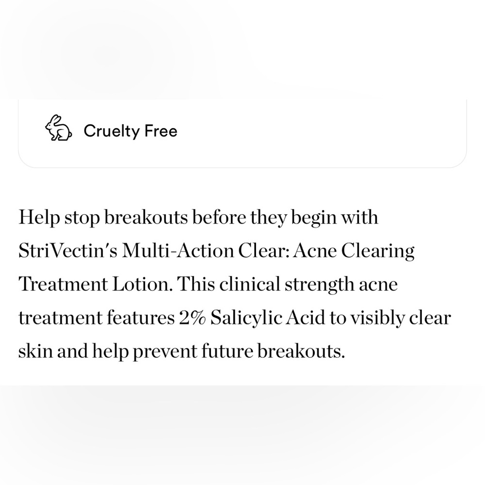 $5❤️‍🔥 StriVectin Multi-Action Clear Acne Clearing Treatment Travel Size 🪞 NEW - Picture 3 of 5
